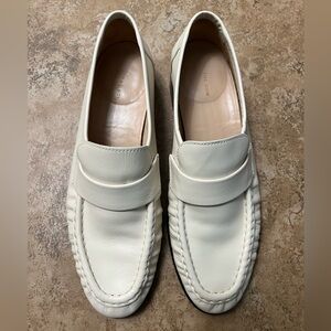 The Row Women's Cream Loafers